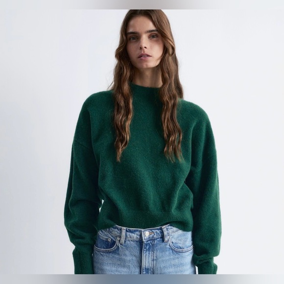 & Other Stories Sweaters - & Other Stories Deep Green Crew Neck Sweater from ASOS